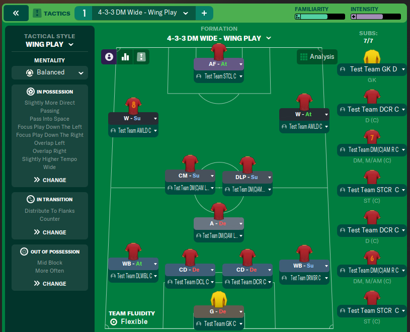 4-3-3 DM Wide - Wing Play