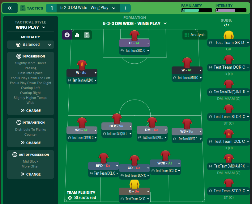 5-2-3 DM Wide - Wing Play