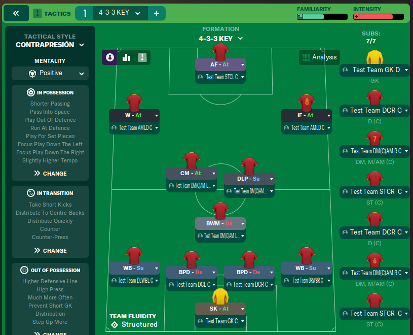 4-3-3 KEY
