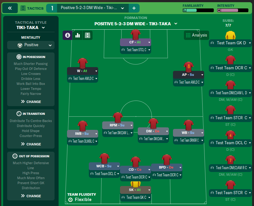 Positive 5-2-3 DM Wide - Tiki-Taka