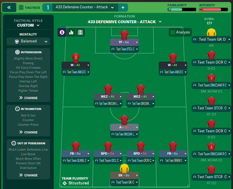 433 Defensive Counter - Attack
