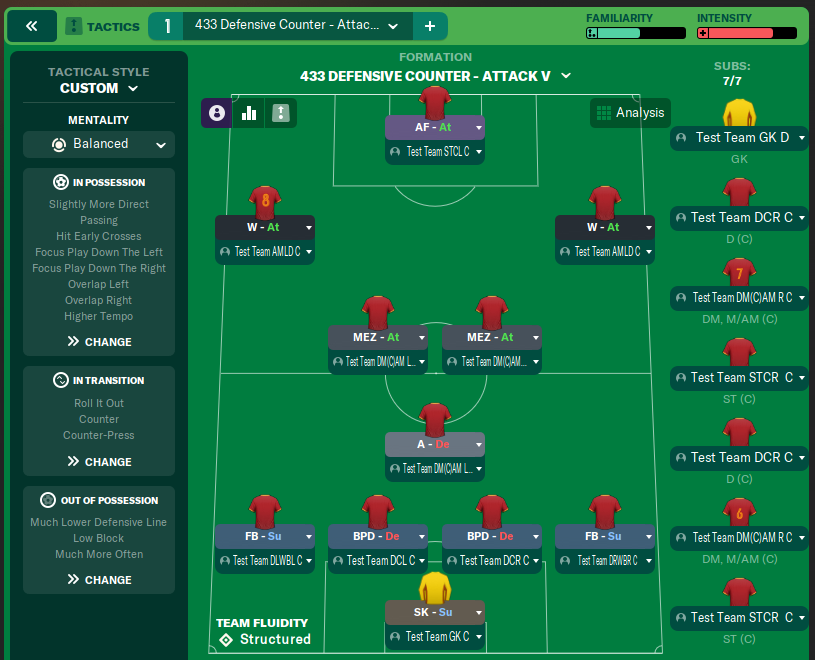 433 Defensive Counter - Attack V