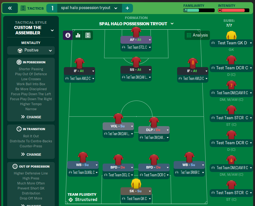 spal halo possession tryout